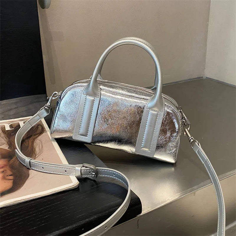 Sac à main en cuir véritable – Style élégant à bandoulière