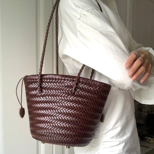 ouveau Sac à Bandoulière 2025 – Cuir de Luxe et Design Tissé Français