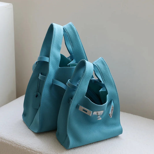 Sac seau en cuir véritable – design exclusif 2025