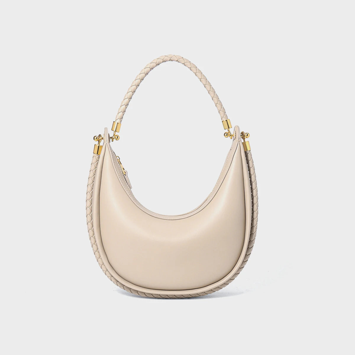 Sac croissant cuir véritable – allure chic et moderne