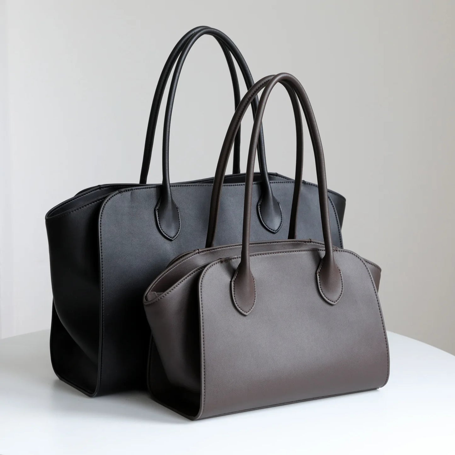 Sac Tote en cuir véritable – style minimaliste 2025