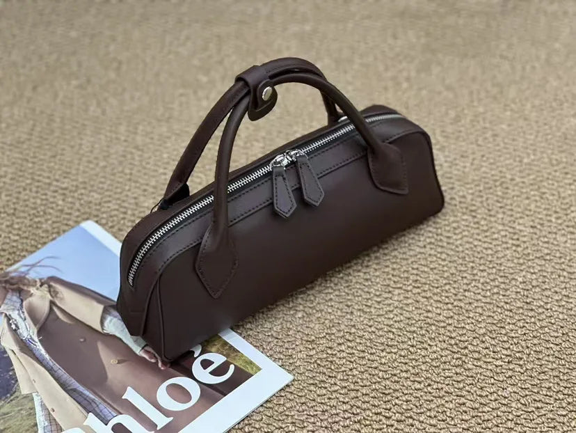 Sac à bandoulière cuir véritable – look rétro chic 2025