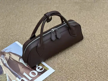 Sac à bandoulière cuir véritable – look rétro chic 2025