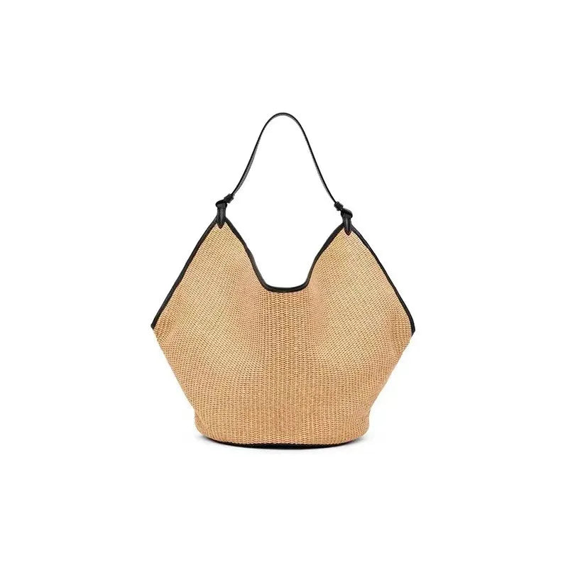 Sac tressé en cuir ciré Lafite – collection 2025