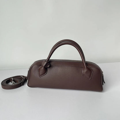 Sac à bandoulière cuir véritable – look rétro chic 2025