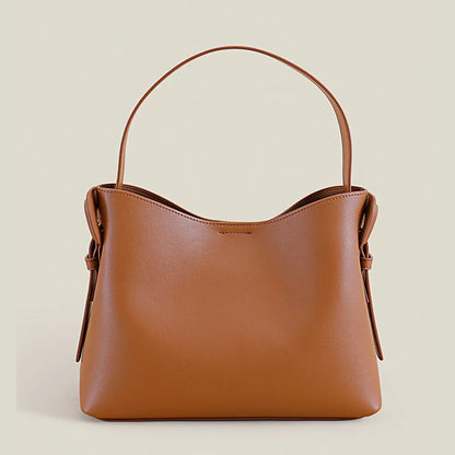 Sac fourre-tout en cuir véritable – grande capacité 2025