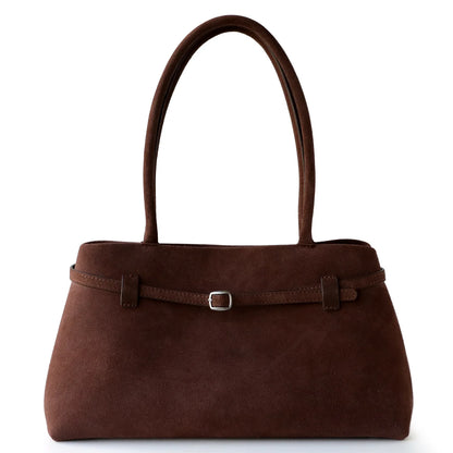 Sac à Bandoulière Vintage pour Femmes – Cuir de Vache Givré & Boucle Chic