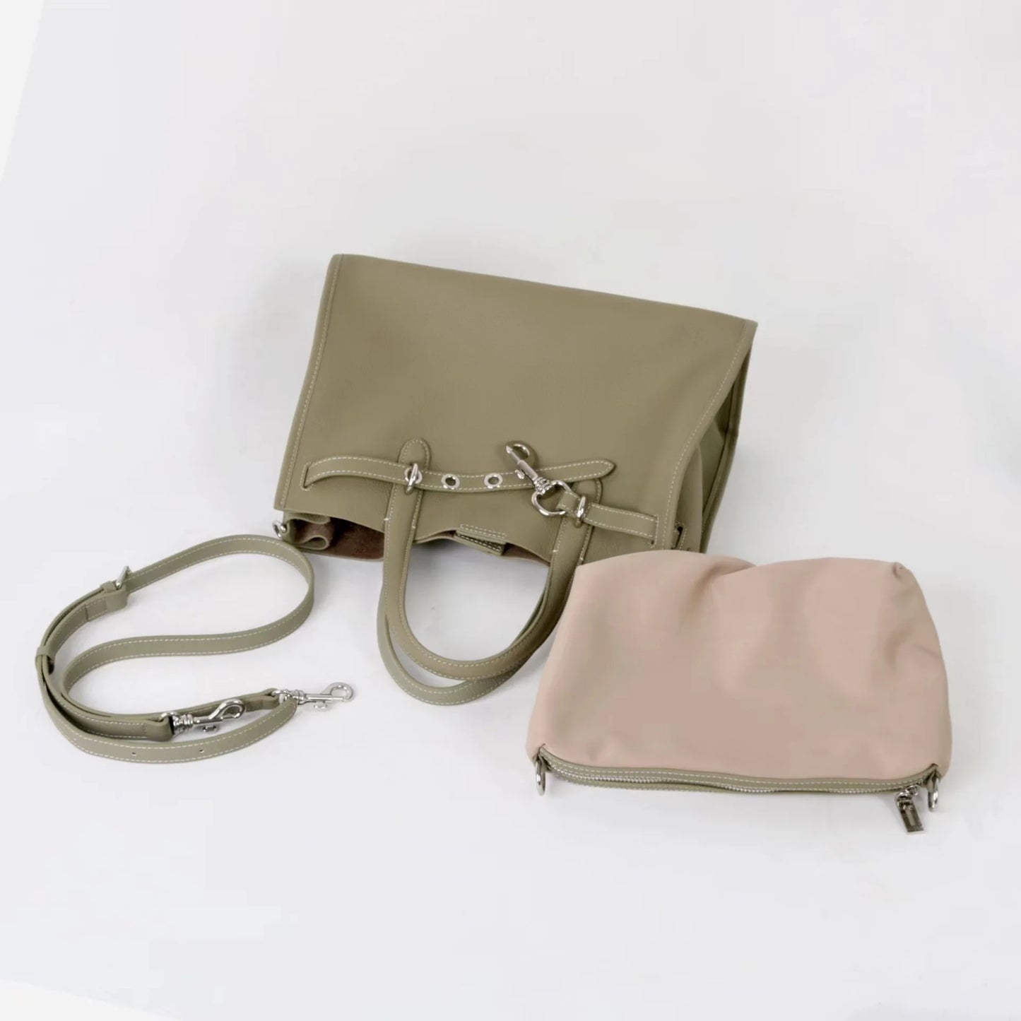 Sac à bandoulière en cuir véritable – élégance moderne 2025