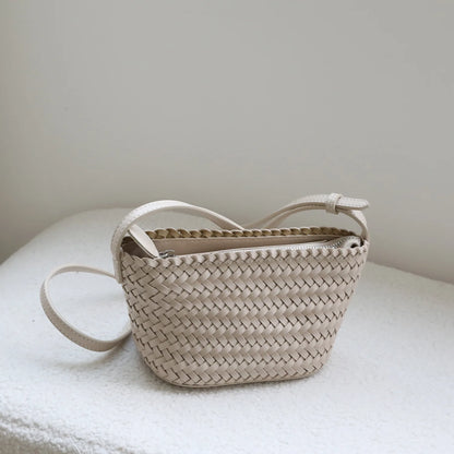 Nouveau Sac à Bandoulière 2025 – Look Bohème, Tressage Fait Main