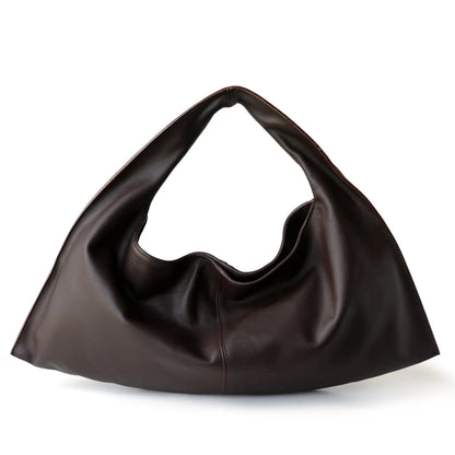 Sac à Bandoulière Féminin en Cuir Véritable – Design Niche Simple & Élégant