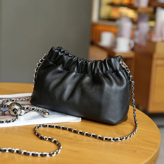 Sac nuage cuir haut de gamme – allure féminine