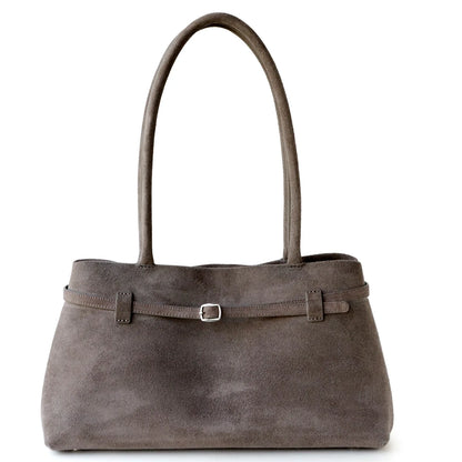 Sac à Bandoulière Vintage pour Femmes – Cuir de Vache Givré & Boucle Chic