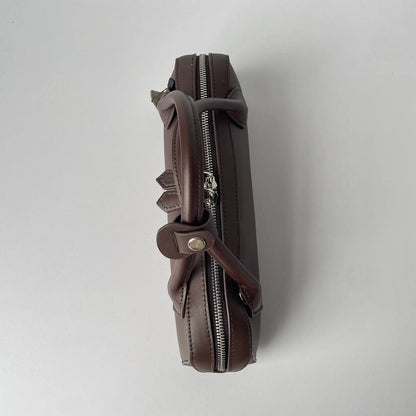 Sac à bandoulière cuir véritable – look rétro chic 2025