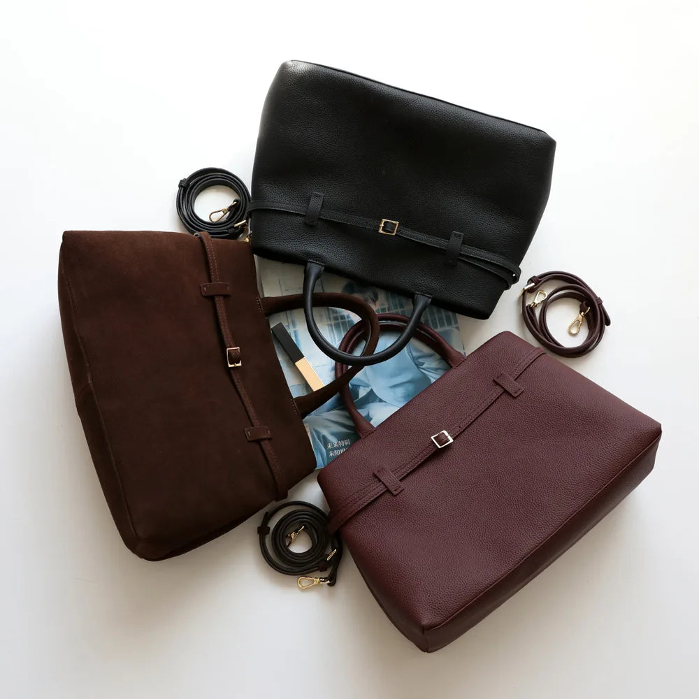 Sac à main en cuir véritable – élégance intemporelle