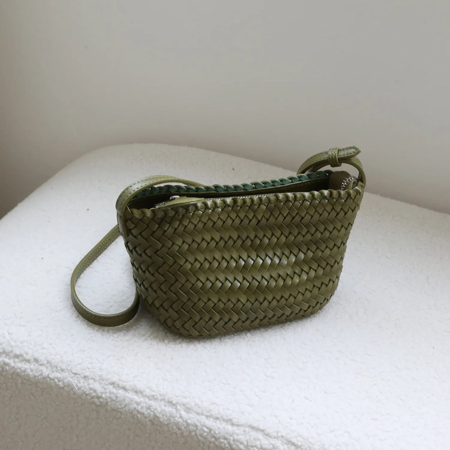 Nouveau Sac à Bandoulière 2025 – Look Bohème, Tressage Fait Main