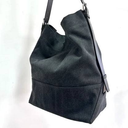 Grand Sac Fourre-Tout en Toile – Style Décontracté et Élégance Rétro 2025