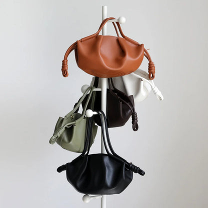 Sac nuage en cuir véritable – élégance moderne et féminine