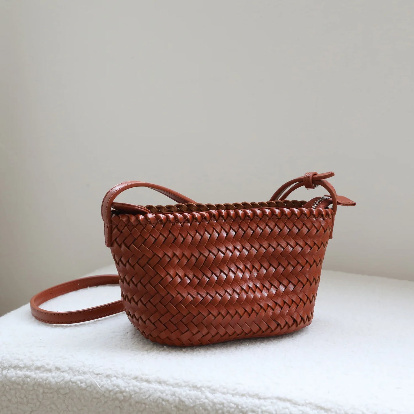 Nouveau Sac à Bandoulière 2025 – Look Bohème, Tressage Fait Main