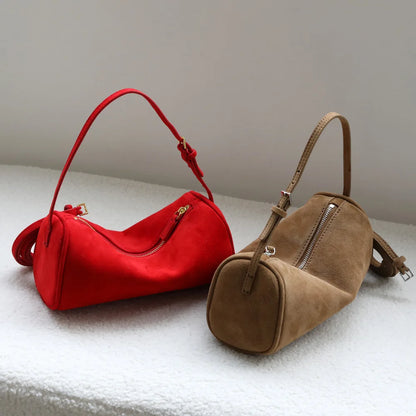 Mini Sac à Main en Daim Véritable – Esprit 90s & Design 2025