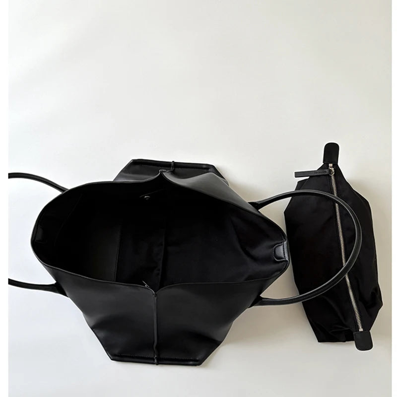 Sac tote en cuir véritable – design 2025