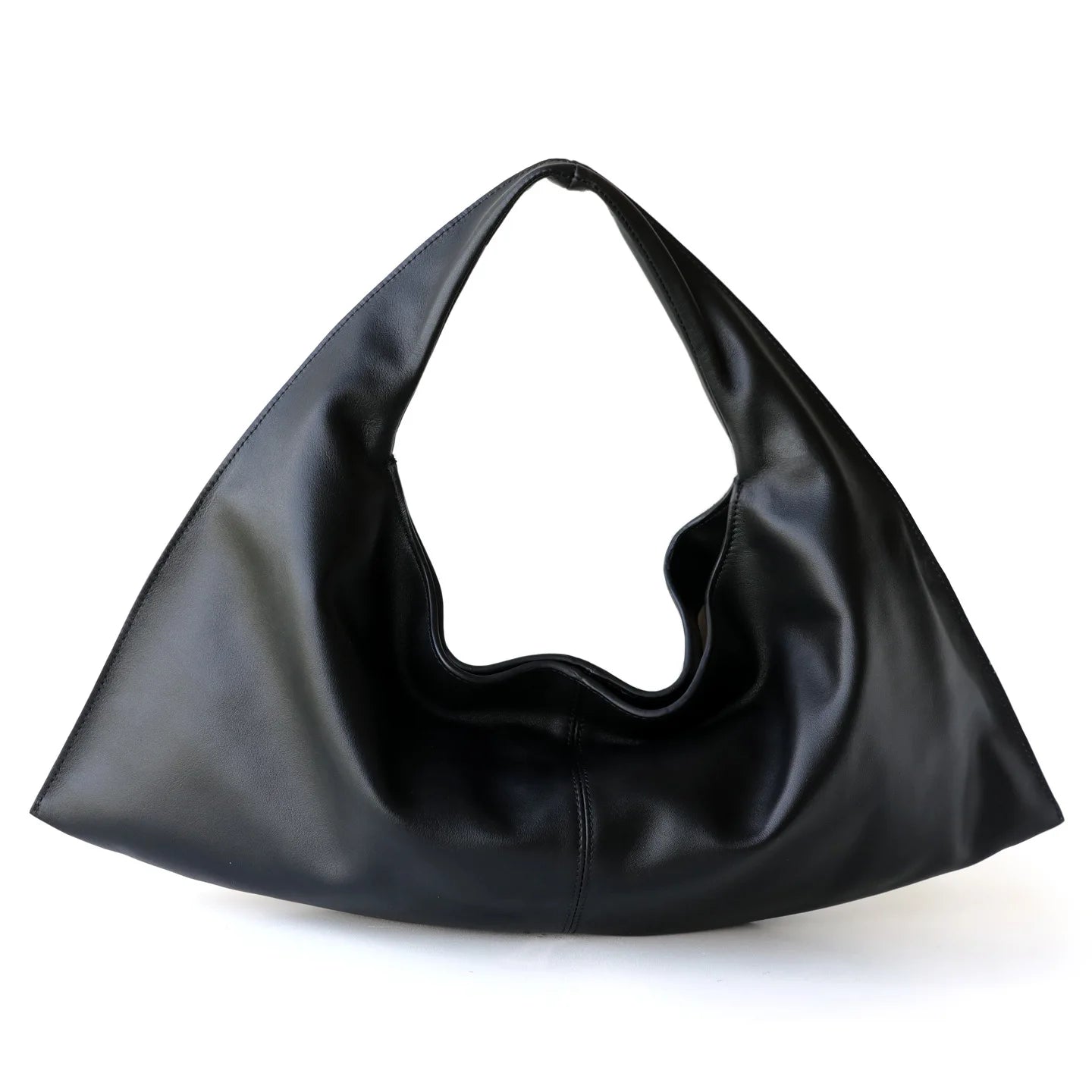 Sac à Bandoulière Féminin en Cuir Véritable – Design Niche Simple & Élégant