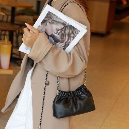 Sac nuage cuir haut de gamme – allure féminine