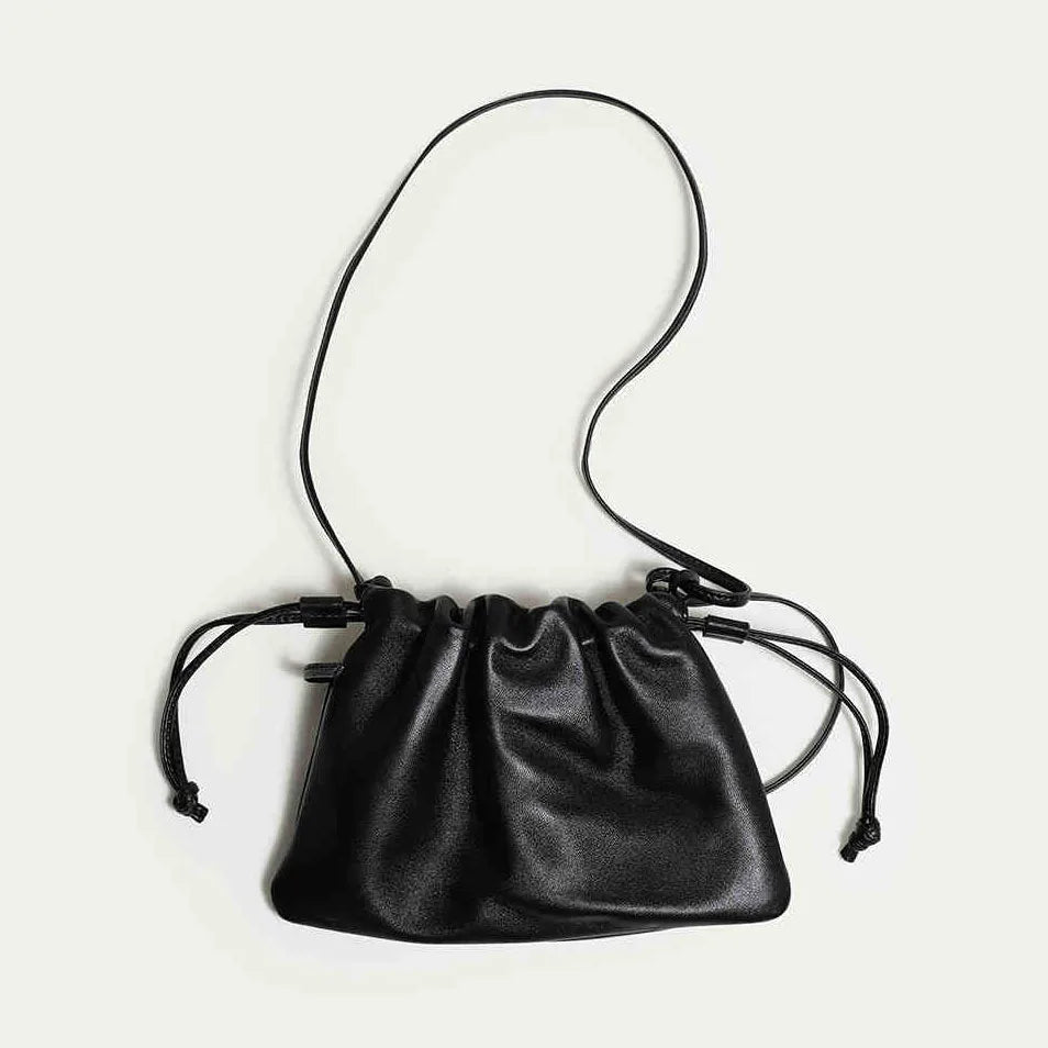 Sac à bandoulière en cuir souple – style nuage
