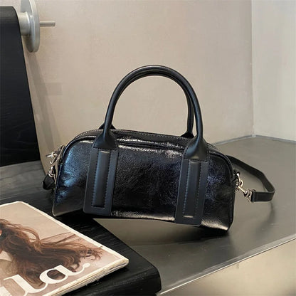 Sac à main en cuir véritable – Style élégant à bandoulière