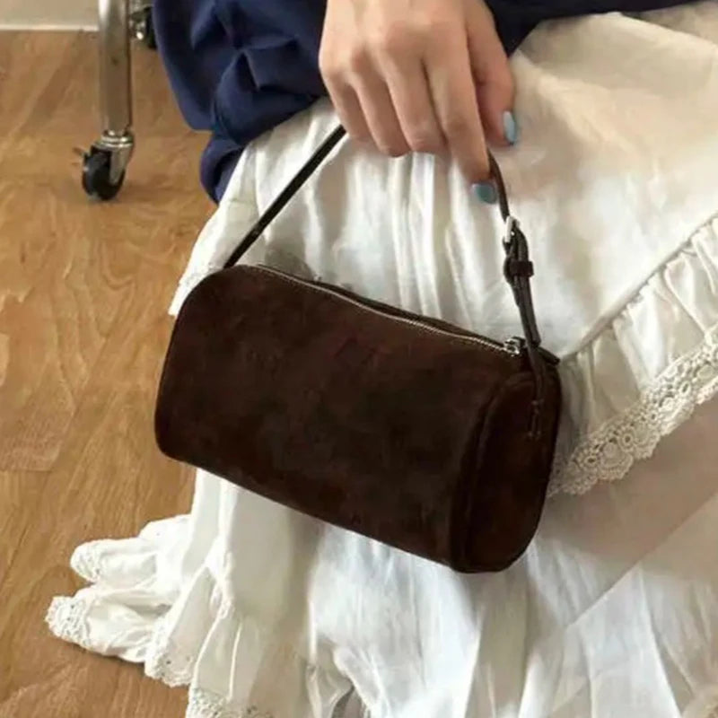Mini Sac à Main en Cuir Givré – Charme Rétro et Chic Moderne