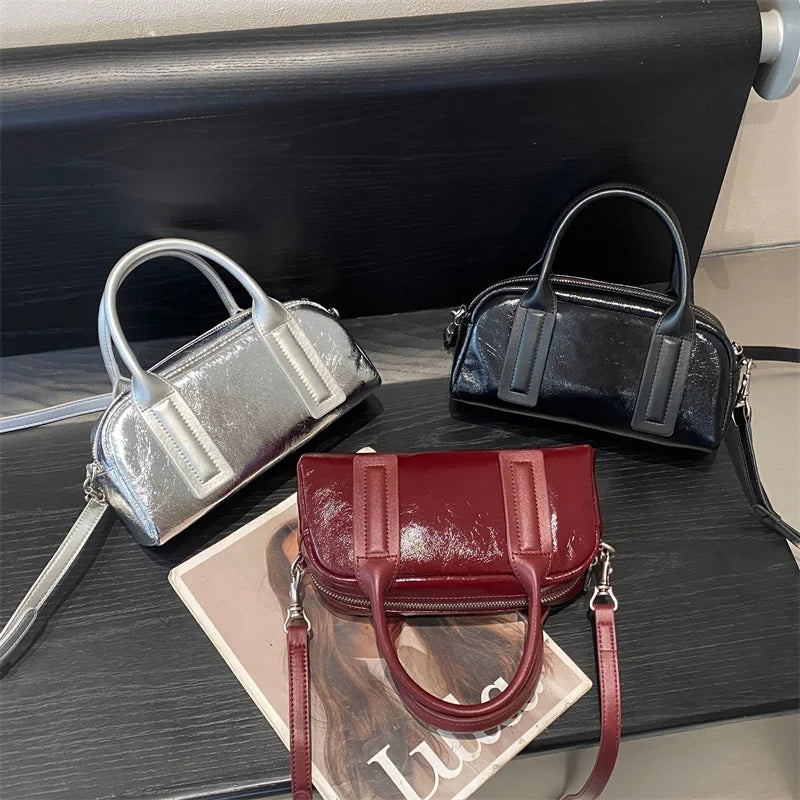 Sac à main en cuir véritable – Style élégant à bandoulière