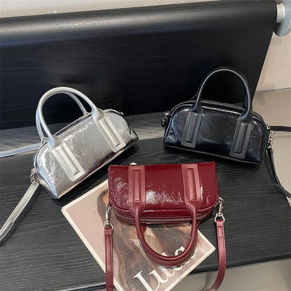 Sac à main en cuir véritable – Style élégant à bandoulière