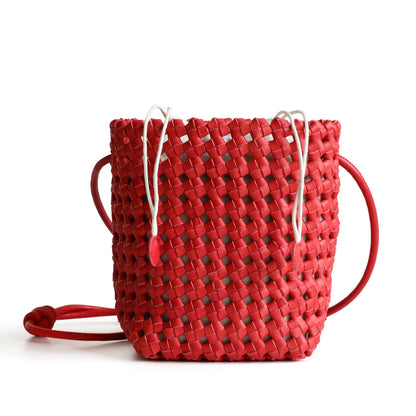 Nouveau Mini Sac 2025 – Cuir de Vache Tissé à la Main, Élégance Féminine