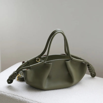 Sac nuage en cuir véritable – élégance moderne et féminine