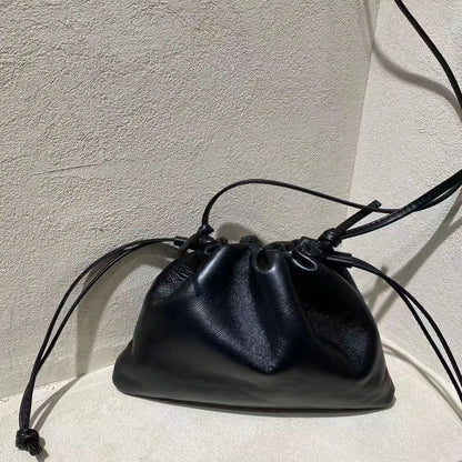 Sac à bandoulière en cuir souple – style nuage