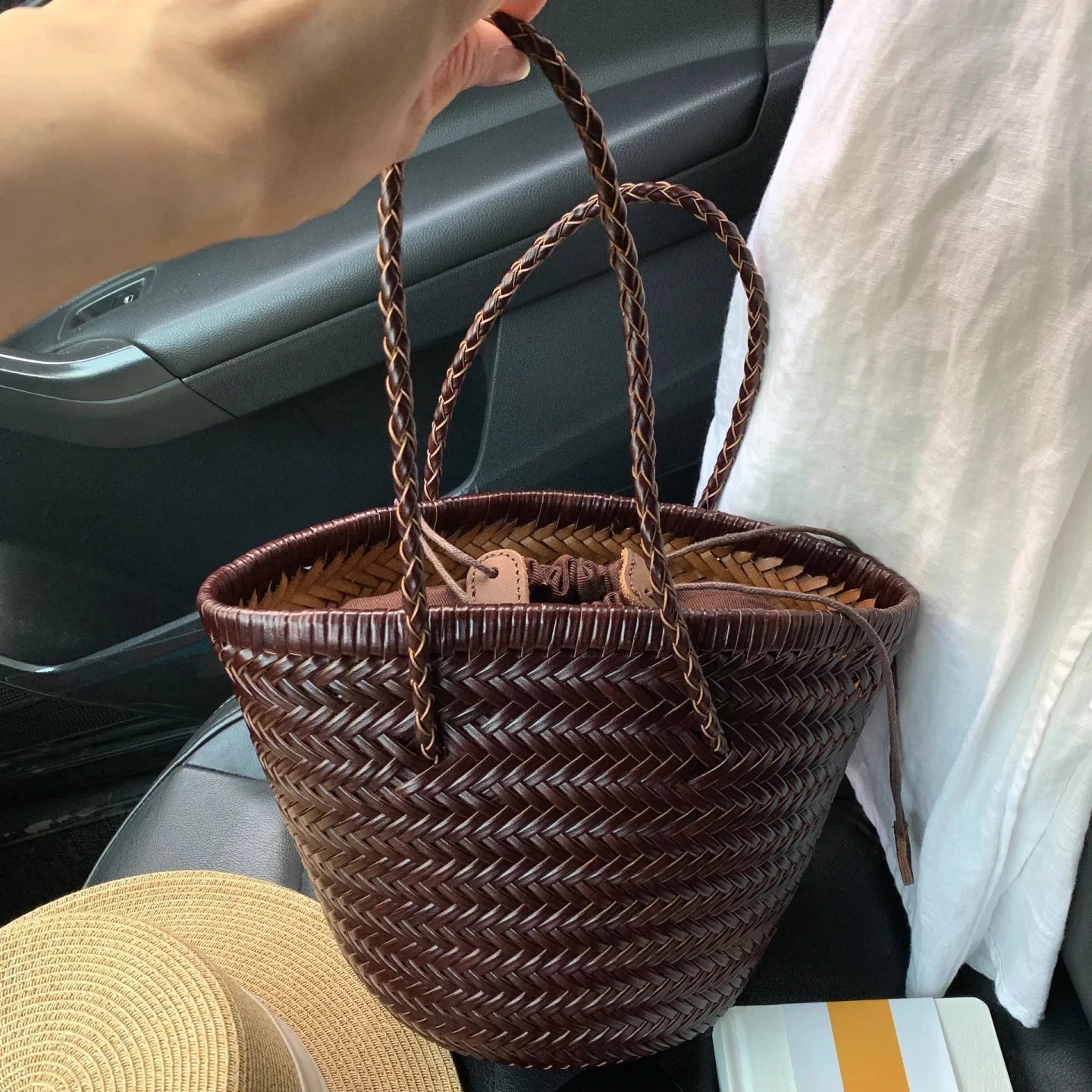 ouveau Sac à Bandoulière 2025 – Cuir de Luxe et Design Tissé Français