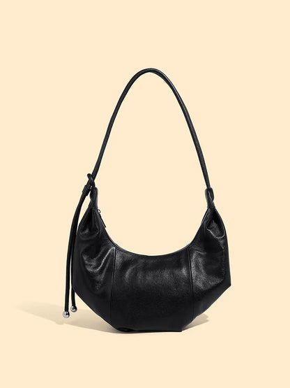 Sac à Épaule Féminin 2025 – Cuir Véritable, Style Vintage Chic